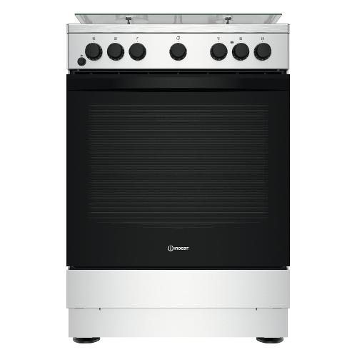 Indesit Cucina gas 4 zone Forno elettrico Is67G4Phx E Inox Classe A (60x60x85cm)