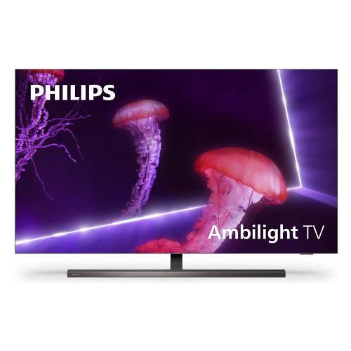 Philips Tv 55" ( OLED ) Android TV AMBILIGHT Android Tv Oled Uhd Metallo cromato scuro 55OLED857 12