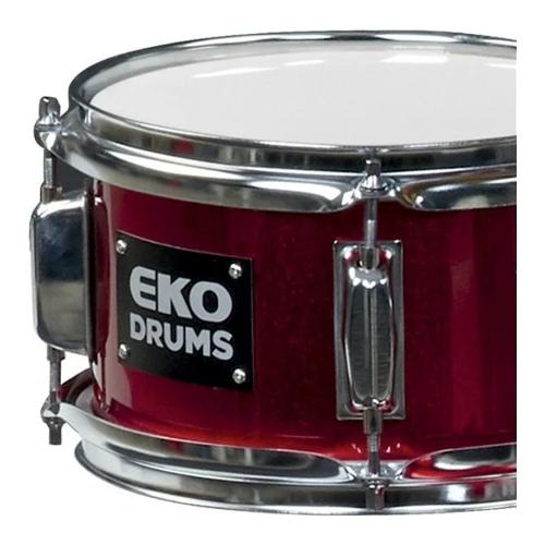 Eko Batteria acustica DRUMS Ed 200 Metallic red