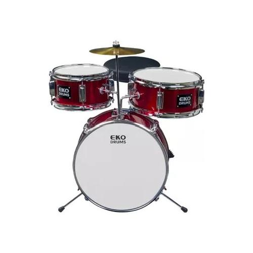 Eko Batteria acustica DRUMS Ed 100 Metallic red