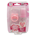 Set biberon e ciuccio in oro rosa da 240ml con Clip a catena Kit ciuccio  Bling