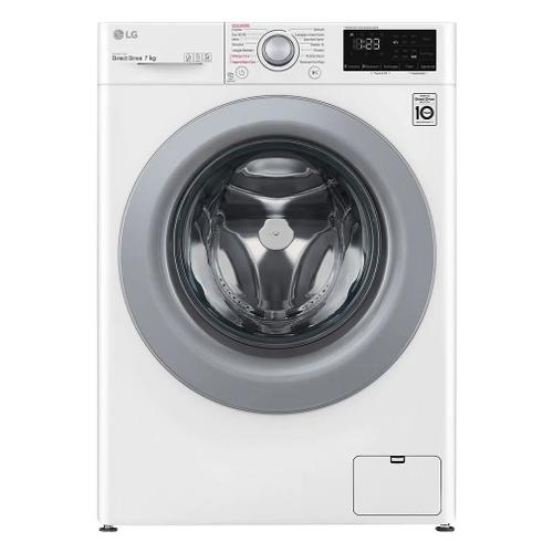 Lg Lavatrice 7 Kg SERIE V3 F2WV3S7S4E AI DD Slim White e Silver classe D 1200giri/min (60x47,5x85cm)