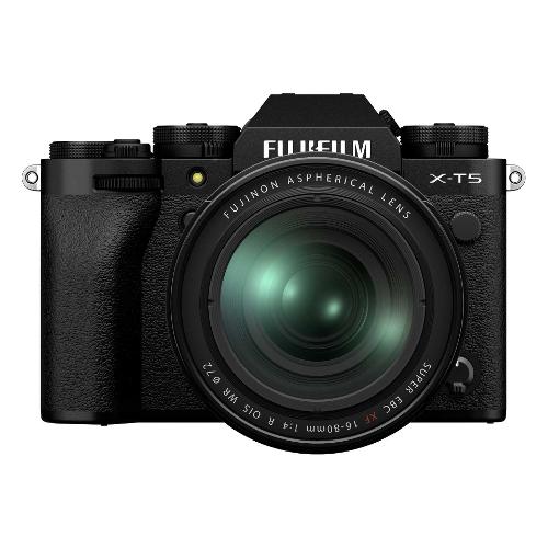 Fujifilm Fotocamera mirrorless 40,2Mpx APS C X T5 Kit Xf 16 80mm F4 R Ois Wr Black 16782571