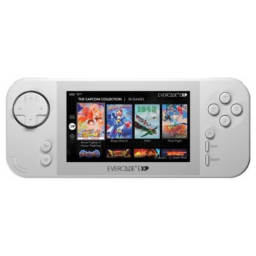 Evercade Console vintage HANDHELD Exp Int + Capcom Pack White 1110056