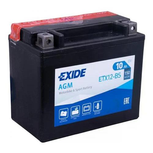 Exide Batteria moto AGM C55 12 10 Ah ETX12 BS