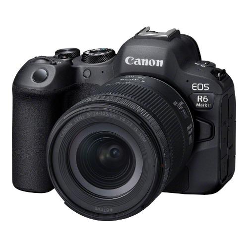Canon Fotocamera mirrorless 24,2Mpx Full frame EOS R6 MARK II Kit Rf 24 105mm F4 7.1 Is Stm Lens Black 5666C020