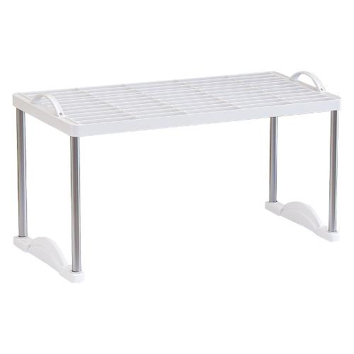Oste KOMPO Scaffale arredo Bianco e Silver (55x35hcm) Mobile KIT