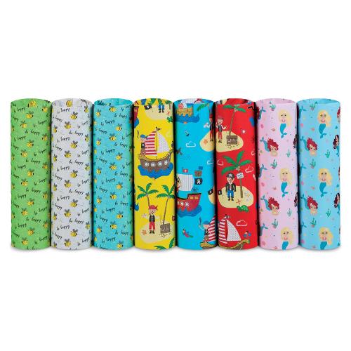 Saul Sadoch Rotolo carta regalo ECO Kids Assortito (200x70 cm)