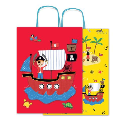 Saul Sadoch Shopper regalo (26x12x34 cm) Fantasia Pirati ALLEGRA assortito SDX26 226F