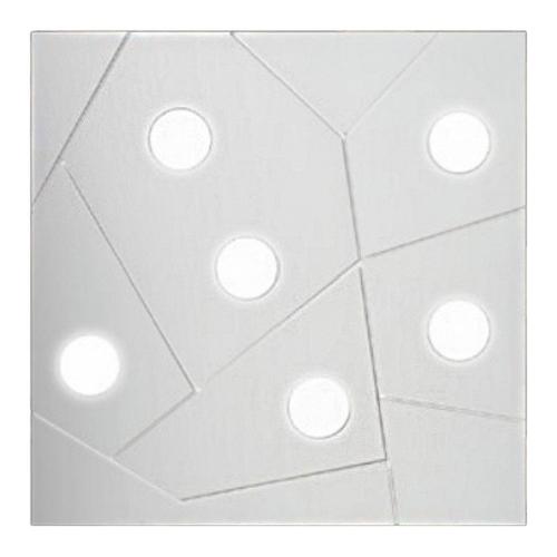 Lampadari Cattaneo Plafoniera STREET White (45x3x45cm) 873 45 PA 4 luci - GX53 - Max 36W