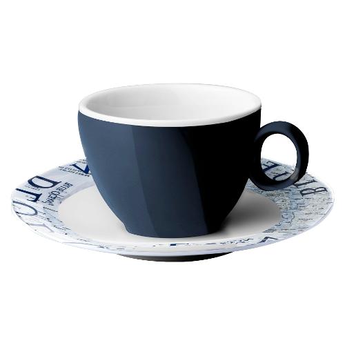 Tazza campeggio 300ml Blu e Bianco 0830051N C48