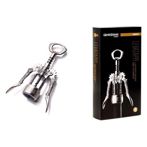 Ghidini Cipriano Cavatappi SOMMELIER Botticello Silver anticato 0037