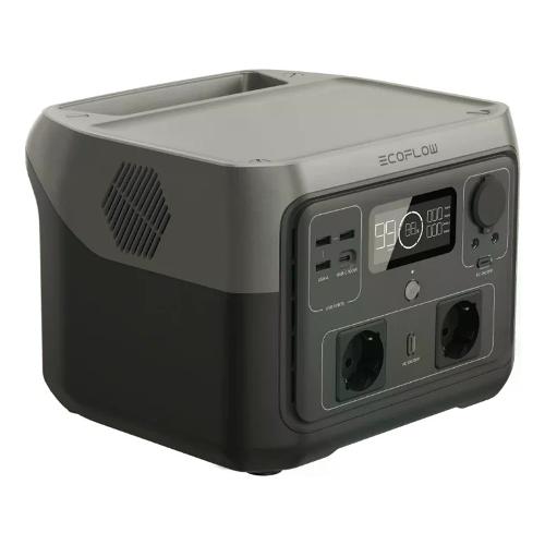 Ecoflow Power Station 800W Portatile a batteria nero e grigio (27x26x19,6 cm) RIVER2 MAX