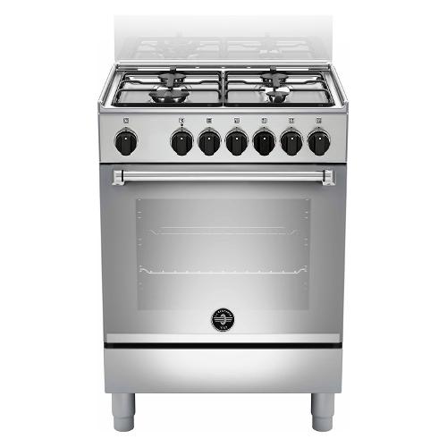 La Germania Cucina gas 4 zone AMERICANA Inox Classe A AMN654EXV (59,5x53,4x85,3cm)