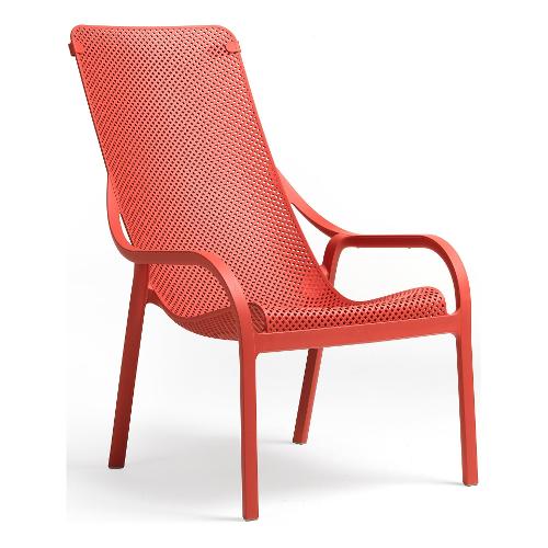 Nardi Poltrona polipropilene NET Lounge Corallo 40329 75 000