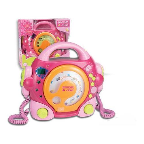 Bontempi Lettore CD portatile I GIRL Rosa 43 9971