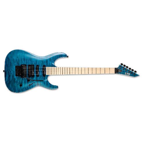 Esp Ltd Chitarra elettrica M SERIES Mh 203Qm See through blue
