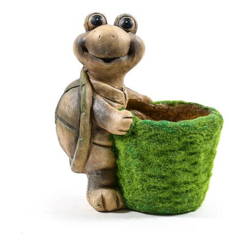 Mercury Porta vaso Tartaruga Verde e Marrone (32x21x36 cm) 24661