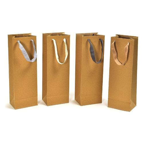 Mercury Shopper regalo per bottiglia (12x9x38 cm) KRAFT assortito 49930