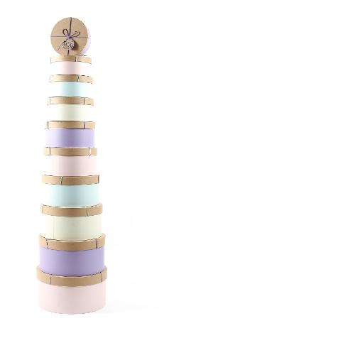 Mercury Scatola regalo tonda PASTEL assortito (36x27x16 cm) 25995 9