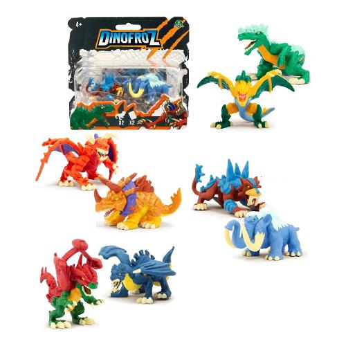 Giochi Preziosi Mini Figures 2 pz DINOFROZ Assortito DNB04000