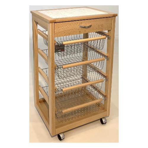 Legno Line Carrello porta vivande Naturale