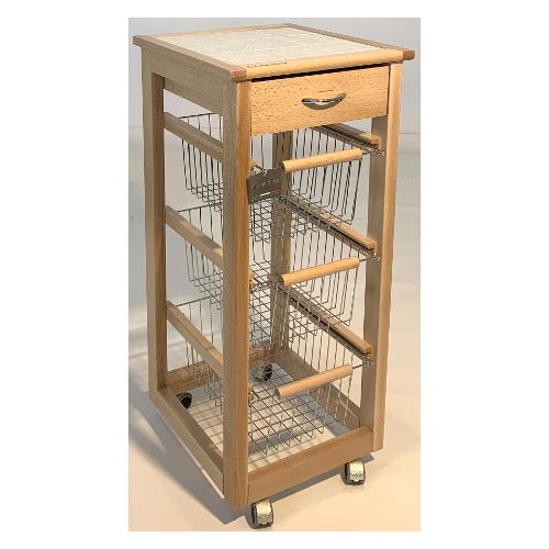 Legno Line Carrello porta vivande Naturale