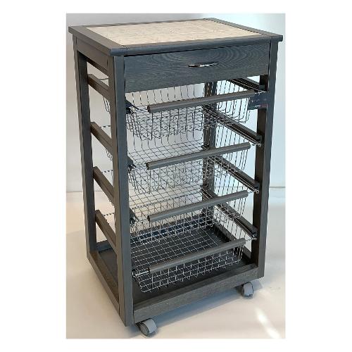 Legno Line Carrello porta vivande Grigio