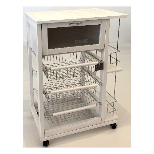 Foppapedretti Benchef Carrello, Naturale Bianco