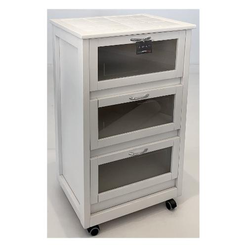 Legno Line Carrello porta vivande Bianco
