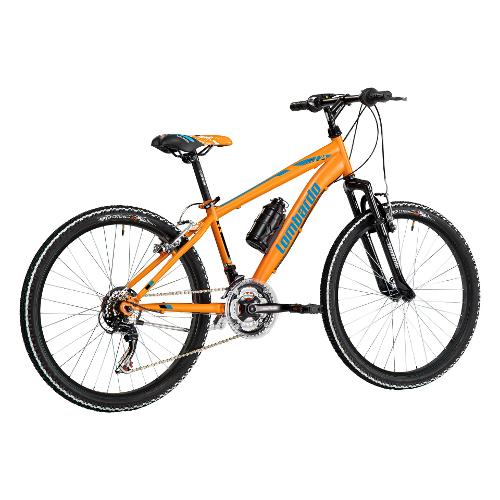 Cicli Lombardo Mountain Bike ( 18 vel ) 24" YOUNG TROPEA Acciaio Arancio e Nero DY2403