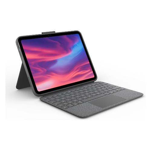 Logitech Custodia con tastiera IPAD 10a Gen COMBO TOUCH Oxford grey 920 011438