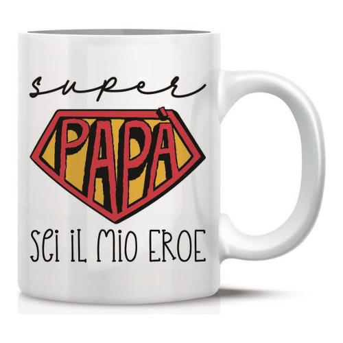 Marpimar Tazza mug Ceramica (325ml) Super Papà GOOD MORNING TTB03