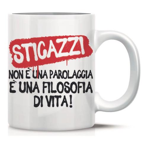 Marpimar Tazza mug Ceramica (325ml) Sticazzi Non È Una Parolaccia GOOD MORNING TTB13