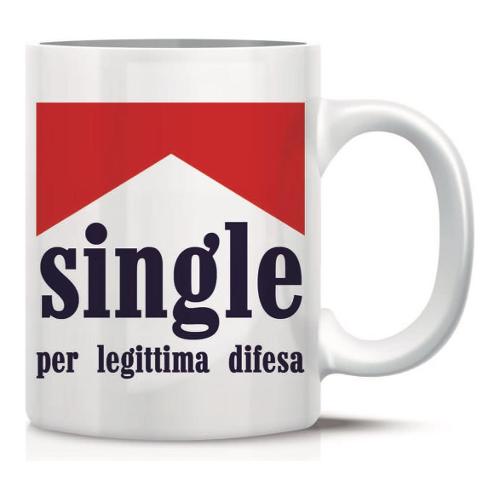 Marpimar Tazza mug Ceramica (325ml) Single per Legittima Difesa GOOD MORNING TTB19