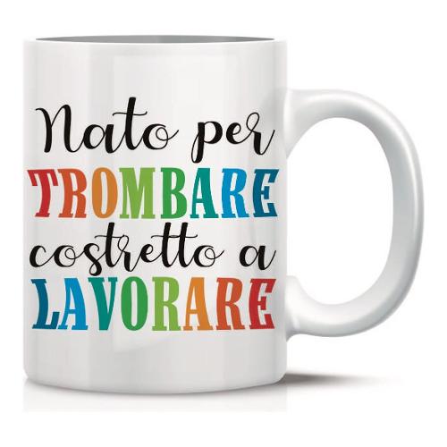 Marpimar Tazza mug Ceramica (325ml) Nato per Trombare GOOD MORNING TTB20