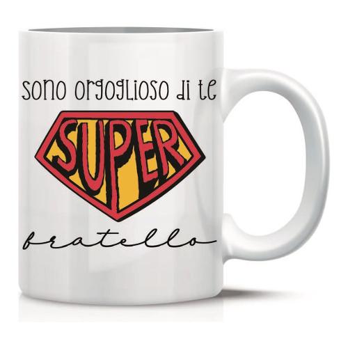 Marpimar Tazza mug Ceramica (325ml) Super Fratello GOOD MORNING TTB26