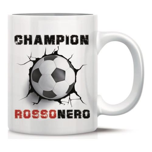 Marpimar Tazza mug Ceramica (325ml) Champion Rossonero GOOD MORNING TTB53