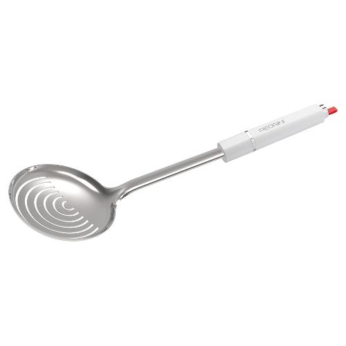 Pedrini Schiumarola Inox (11,3x39,5cm) LILLO STILE Cromo lucido e Bianco 0751