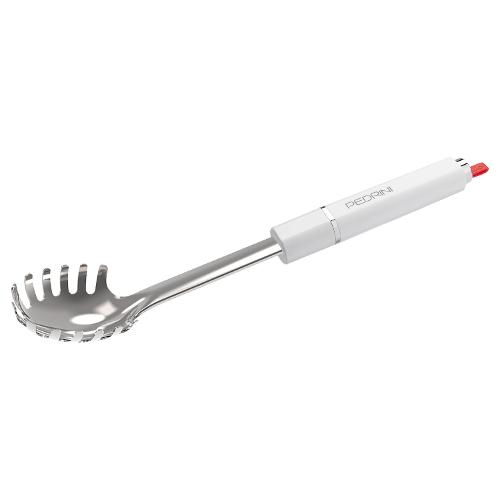 Pedrini Servi spaghetti Inox (33,5cm) LILLO STILE Cromo lucido e Bianco 0753