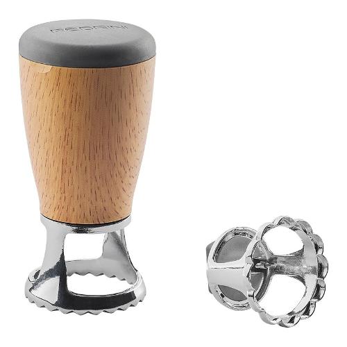Pedrini Taglia pasta ravioli tondo e fiore LILLO GADGET Naturale e Cromo 04GD249