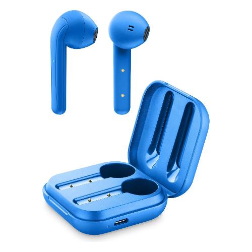 Cellular Line Auricolari microfono bluetooth JAVA Tws Blu BTJAVATWSB