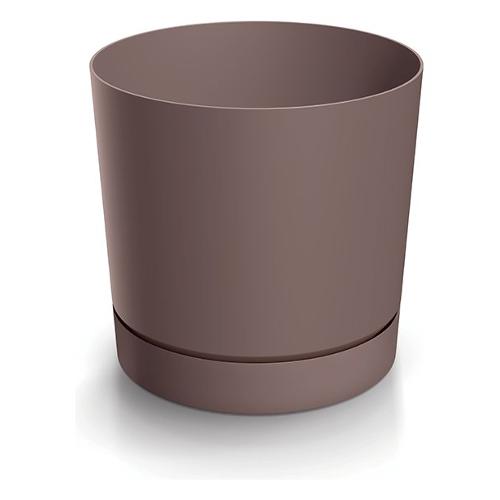 Prosperplast Vaso piante cilindro Sottovaso Integrato TUBO P marsala (14,7x14,7 cm) DPOP150 4985U