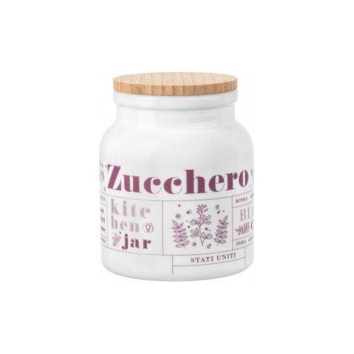 Bormioli Rocco Barattolo (1L) VICTORIANA Pharma Zucchero Bianco opale decorato