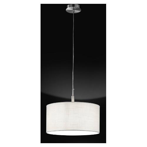 Perenz Sospensione ROUND HOTEL Bianco simil juta (40x150cm) 10S46166 1 luce - E27 - Max 40W
