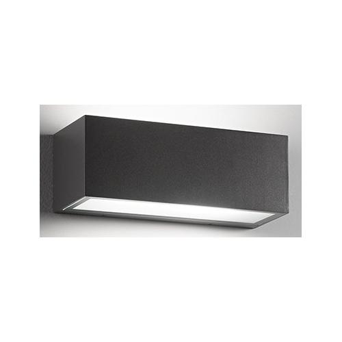 Perenz Applique da esterno STEP Graffite (30x12x11cm) 10S46732 A 2 luci - E27 - Max 80W
