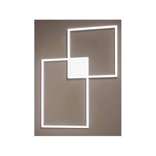 Perenz Plafoniera CROSS Bianco opaco (98x6x78cm) 10S46596 B CT 1 luce - LED - Max 64W