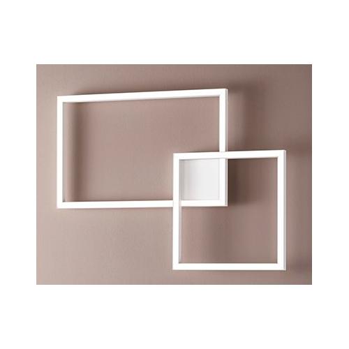 Perenz Plafoniera CROSS Bianco opaco (75x6x55cm) 10S46595 B CT 1 luce - LED - Max 45W