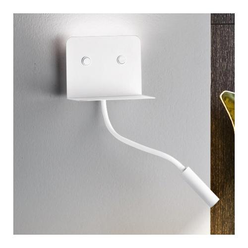 Perenz Applique LEVEL Bianco opaco (16x35x50cm) 10S46636 B LC 2 luci - LED - Max 9W