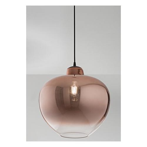 Perenz Sospensione BOWL Rame specchiato (36,5x150cm) 10S46666 RM 1 luce - E27 - Max 60W